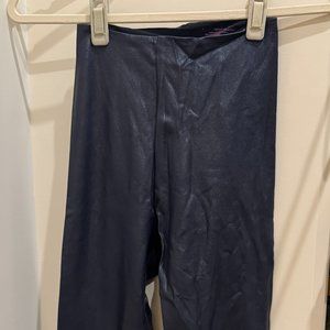 Commando Navy Faux Leather Leggings